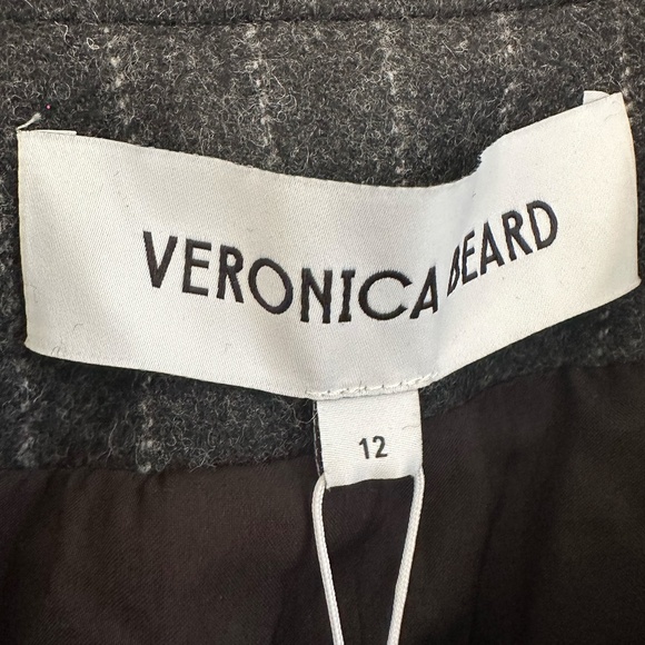 Veronica beard Ellette dickey jacket blazer charcoal multi stripe - Picture 5 of 8